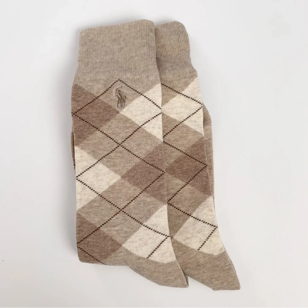NWOT Argyle Patterned long Socks